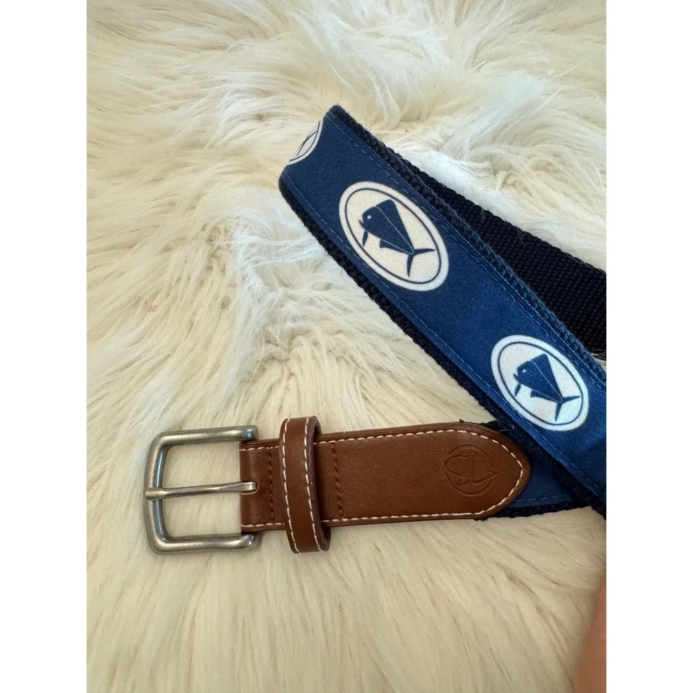 Boys marlin belt navy size 27 length GUC‎